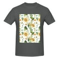 thumbnail image 4 of Bingfone Watercolor Bright Sunflowers Men'S Loose Fit Short-Sleeve Pocket T-Shirt, 4 of 7