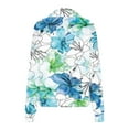 thumbnail image 4 of 2023 Chandail à Capuchon Surdimensionné pour Femmes Mode Automne Hiver Imprimé Floral Décontracté Sport Col Rond Survêtements Manches Longues Col à Revers Fermeture Éclair Chandails à Capuchon Costumes Halloween/noël 50 % de Rabais Liquidation, 4 of 5