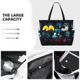 thumbnail image 2 of Lsque Five Nights At Freddy'S Beach Travel Bag - Water-Resistant, Large Capacity Lightweight Tote with 7 Pockets for Women and Men - Perfect for Beach, Pool, Gym, and Travel, 2 of 6