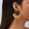 thumbnail image 3 of Pendientes colgantes de ratán de joyería bohemia para Boda Hugo Pendientes colgantes, 3 of 6