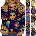 Rlmidhb Mardi Gras 2025 T Shirts for Women Oversized Cotton Mardi Gras