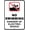 Color 183, variant on Aluminum Vertical Metal Sign Multiple Sizes No Swimming Danger of Electric Shock Hazard With Border Weatherproof Street 9x12Inches