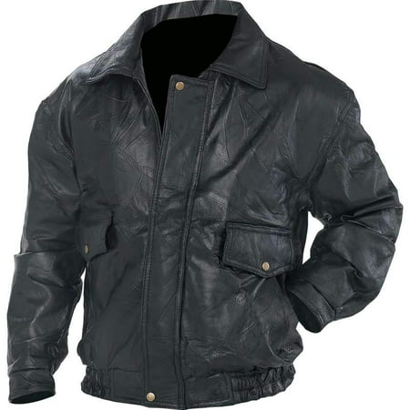 NapolineTM Roman RockTM Design Genuine Leather Jacket