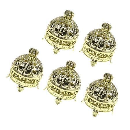 unbranded 5 PCS Chocolate Box Gift Box Chocolate Round Candy Boxes Size 1 Golden