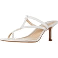 thumbnail image 4 of Vince Camuto Women's Soraja Toe-thong Heeled Slide Sandal Crisp White (8.5, CRISP WHITE), 4 of 5