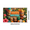 1A, variant on Floral Design Happy Birthday Banner Decorative Tiki Mask for Tropical Party Celebration Photo Shoot Event Decoration