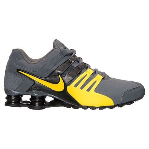 Nike - Nike Shox Current Dark Grey/Tour Yellow Men's Running Shoes Size ...