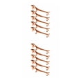 thumbnail image 1 of Yuarrent Soporte de vajilla para restaurante de 5 piezas, soporte para cubiertos, tenedor, soporte para vajilla Bronce rojo 2Conjunto, 1 of 6