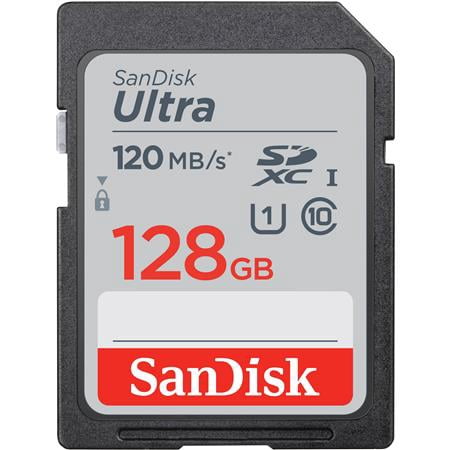 Image of 128GB Ultra UHS-I Class 10 U1 SDXC Memory Card