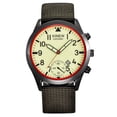 thumbnail image 2 of Reloj de cuarzo para hombre, relojes para hombre, reloj de cuarzo militar para hombre, reloj de pulsera deportivo luminoso con fecha negra., 2 of 3