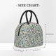 thumbnail image 2 of Balery Rose Flowers Bolsa de Almuerzo para Mujeres, Caja de Almuerzo, Bolsa de Almuerzo Pequeña Impermeable, Tote de Almuerzo Reutilizable con Gran Capacidad, 2 of 6