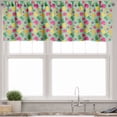 thumbnail image 3 of Ambesonne Fruits Valance & Curtain, Hibiscus Flowers and Banana, 55"x24", Multicolor, 3 of 7