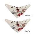 thumbnail image 3 of Sikiie Floral Leopard Butterflies Dog Bandanas-Dog Scarf Bib Kerchief Breed for Dogs and Small for Pets Gift-Medium, 3 of 5