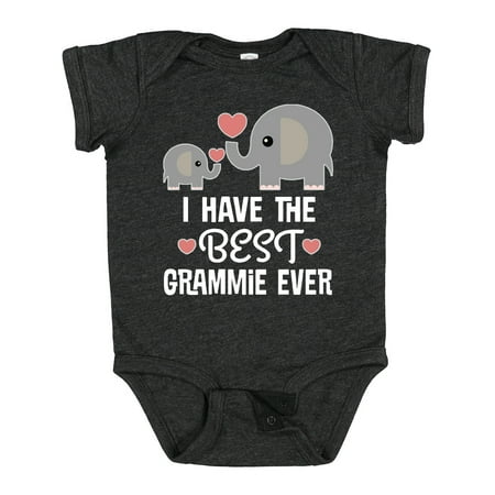 

Inktastic Grandkids Best Grammie Ever Gift Baby Boy or Baby Girl Bodysuit