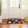 thumbnail image 3 of Yayeee Doormat for Indoor Entrance 32" x 20" Non Slippery Floor Rug, Yellow Halloween Ghosts, 3 of 8