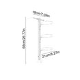 thumbnail image 3 of Fwttom Iron Frame, 1pcs Multilayer Basketball Storage Rack Can Be Installed Without Nails Made of Durabled Iron Multifunctional for Organizing & Storing Basketball Racks, 3 of 6
