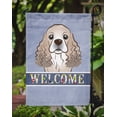 thumbnail image 3 of Carolines Treasures BB1402GF Cocker Spaniel Welcome Flag Garden Size, 3 of 3