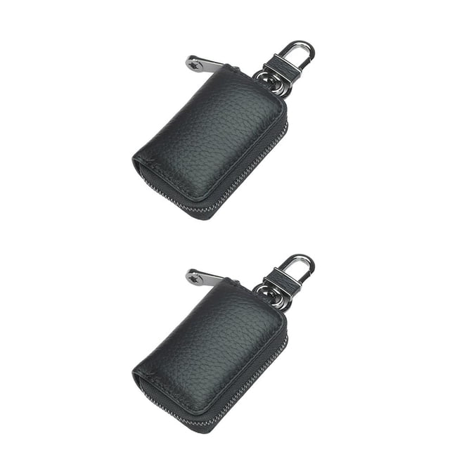 Qarigey Cartera de cuero Monedero para llaves Tarjeta de crédito Bolsillo con cierre de cremallera Mujeres Hombres Type8 NO8 Qarigey CBP319019