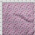 thumbnail image 4 of oneOone Georgette Viscose Rose Pink Fabric Beach Sewing Craft Projects Fabric Prints By Yard 42 Inch Wide, 4 of 4