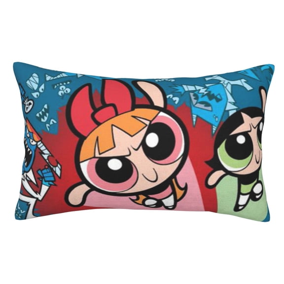 The Powerpuff Girls Pillow Protector Pillow Cases Lightweight Soft Pillowcases Comfortable Pillow Covers 14"X20"