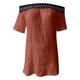 thumbnail image 3 of Puntoco moda mujer un hombro camiseta manga corta Casual camiseta tops blusa Puntoco Puntoco-4870, 3 of 3