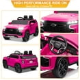 thumbnail image 6 of UBesGoo Licensed Chevrolet Tahoe 12V Kids Ride on Car, Battery Powered Electric Ride on Car Toys with Remote Control, Light, Pink, 6 of 10