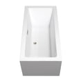thumbnail image 5 of Wyndham Collection  Melody 60-inch White Freestanding Soaking Bathtub, 5 of 5
