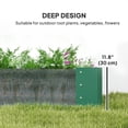 thumbnail image 4 of Outsunny 6x3x1ft Galvanized Raised Garden Bed, Open Bottom, Green, 4 of 10