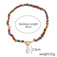 thumbnail image 2 of 1 Uds. Collar bohemio colorido de piedra triturada ins collar de piedra natural femenina joyería de verano, 2 of 4