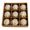 thumbnail image 1 of 9 adornos de bolas de Navidad, adornos de Navidad colgantes para árboles de Navidad, pequeños colgantes de Navidad para celebraciones, bodas, hogares, dorado, 1 of 10