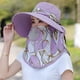thumbnail image 2 of Sombrero de sol para mujer Nikou protección UV morado, 2 of 5