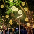 thumbnail image 4 of Nuevo diseño romántico colgante de Navidad luz patio habitación decoraciones al aire libre lámpara colgante lámpara de techo alambre de cobre luz LED, 4 of 4