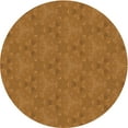 thumbnail image 1 of Ahgly Company Indoor Square Patterned Neon Orange Area Rugs, 3' Square, 1 of 6
