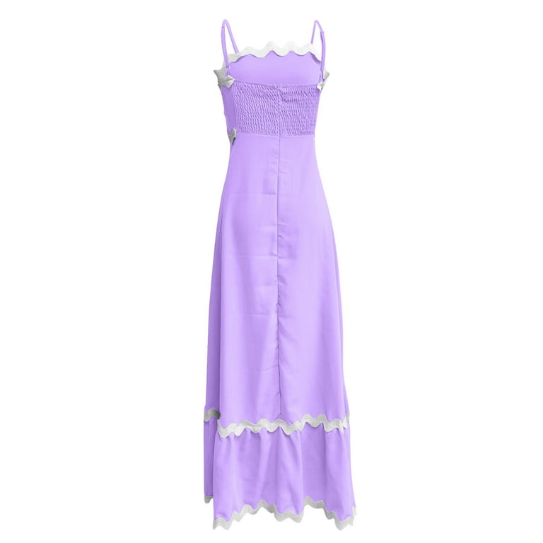lilac flowy maxi dress Kasia Kulenty ILYA DRESS IN LILAC main image 0