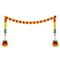 thumbnail image 2 of Day of The Dead Decorations Set,Mexican Party Banners Papel,Artificial Marigold Garland for Diwali Altar Decor, 2 of 6