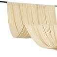 thumbnail image 2 of Efavormart Beige 4-Way Stretch Spandex Drapery Panel with Rod Pockets, Photography Backdrop Curtain - 5ftx10ft, 2 of 9