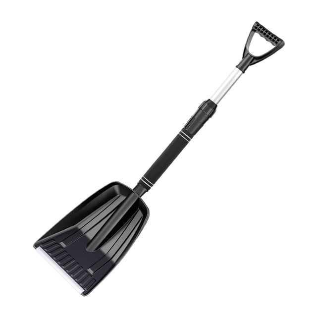 Snow Shovel Winter Accessories Aluminium Alloy PP with Ergonomic Handle Portable