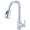Polished Chrome, variant on Olympia Faucets K-5040-ORB Accent 1.5 GPM Single Hole Kitchen Faucet - Bronze