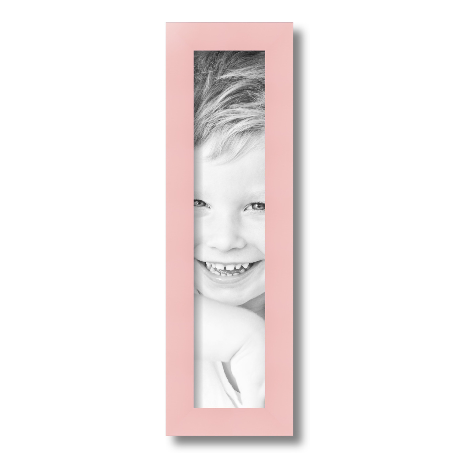 ArtToFrames 1.375" Custom Poster Frame – Red Stain On Beech Wood, 4119 Large Rectangle
