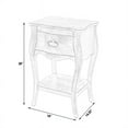 thumbnail image 3 of Butler Specialty Company Rochelle 1 Drawer Wood Nightstand - Walnut Brown, 3 of 3