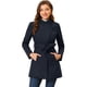 thumbnail image 1 of Abrigos Largos Con Cinturón De ManLarCon Cuello Alto Elegante De Invierno PaMujer Azul oscuro L, 1 of 5