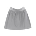 thumbnail image 2 of harmtty Women Clothing Multipurpose Easy to Wear Elastic Waistband Women Girls Skirt for Winter Outfit,Grey, 2 of 8