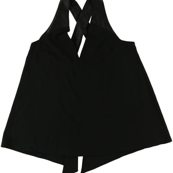 Rachel Roy Womens Criss Cross Mini Dress, Black, Small