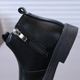 thumbnail image 4 of YLYL Girls Ankle Boots Kids Comfortable Slip on Lug Sole Chelsea Booties for Toddler Little Big Kid, 4 of 9