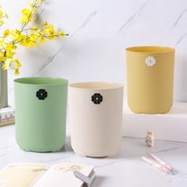 Small Trash Can with Lid, Mini Trash Can for Bathroom, Office and Bedroom, Small Bathroom Garbage Can with Swing Top, Compact Waste Basket for Desk, Dorm & Home, Green - Xuniizn