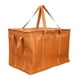 thumbnail image 1 of Bolsa térmica para entrega de comida, plegable, portátil, resistente, mantiene comida caliente, bolsa grande con aislamiento térmico para entrega Marrón, 1 of 8