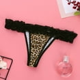 thumbnail image 6 of Panties for Women Tbopshirt Brief Underwear,Hipster Underwear,Leopard Print Women Translucent Underwear Sheer Lace Tank Lace Underpant,Cheeky Panties, 6 of 8