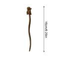thumbnail image 3 of Traditional Antique Bunny Hairpin Hand Carved Rosewood Accessory Intricate Design For Women & Girls Quality Gift Idea, 3 of 6