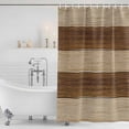 thumbnail image 4 of Brown Wood Grain Waterproof Fabric Shower Curtain,Ombre Rustic Retro Wooden Plank Waterproof Fabric Shower Curtain for Bathroom Curtains Bathtubs Hotel Shower Curtains with 12 Hooks Small 36x72in, 4 of 8