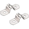 thumbnail image 1 of 50pcs 8mm U-Tube 304 Stainless Steel Hose Clamps Rigid Pipe Fastening Clamps for U Clamps for Pipe Fixing, 1 of 2